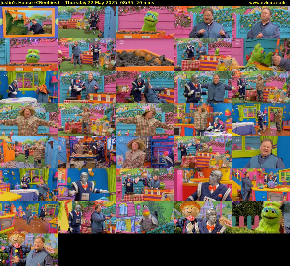 Justin's House (CBeebies) Thursday 22 May 2025 08:35 - 08:55
