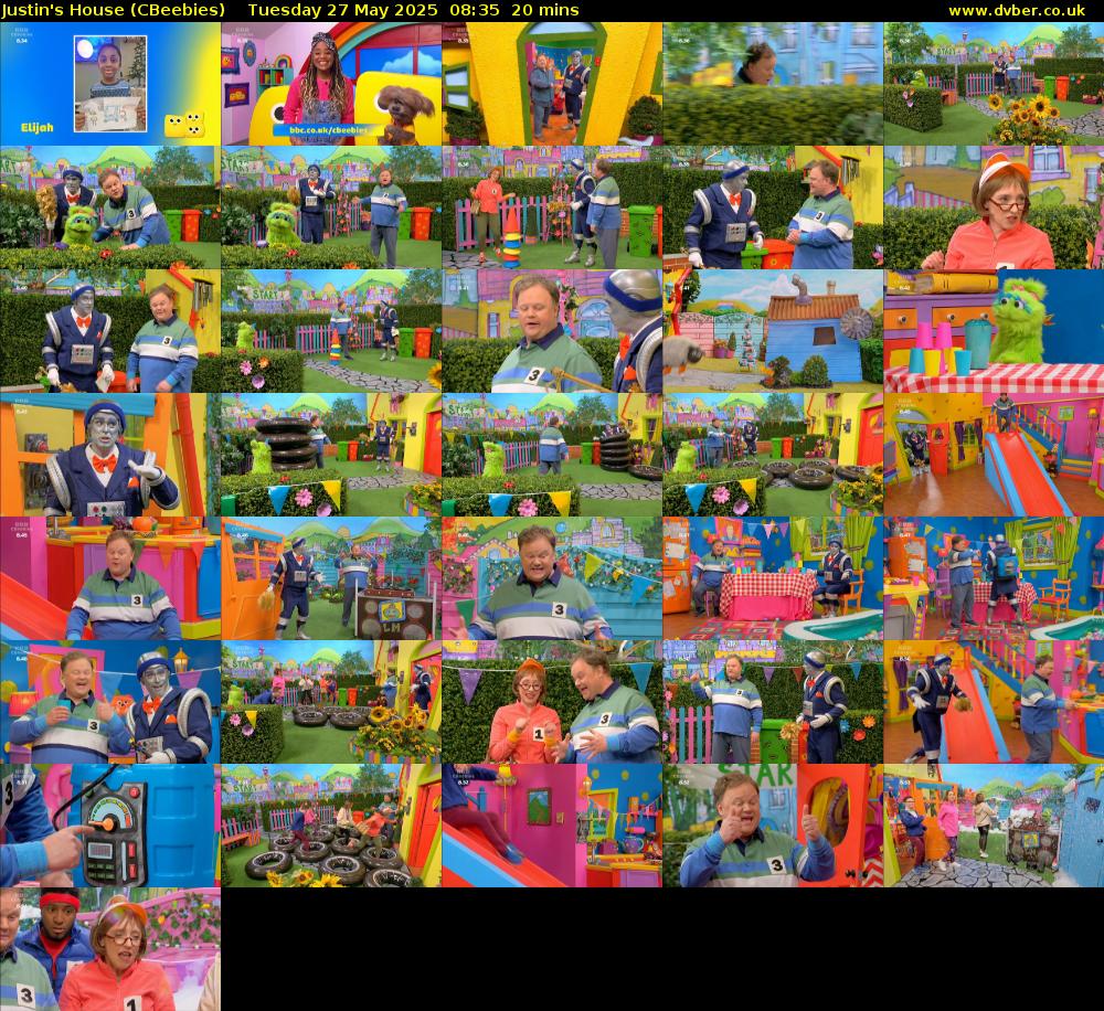 Justin's House (CBeebies) Tuesday 27 May 2025 08:35 - 08:55