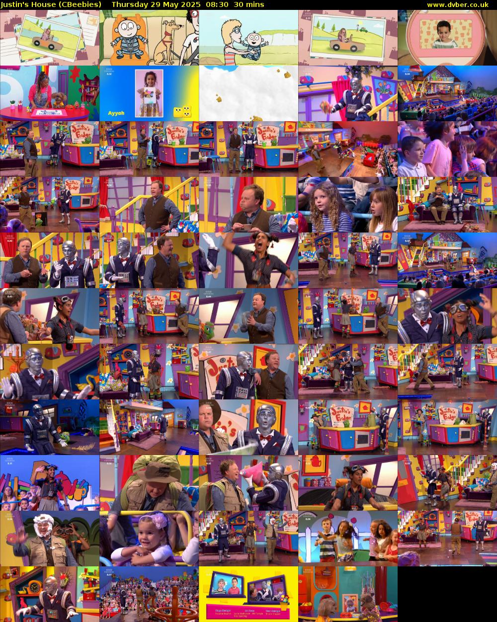 Justin's House (CBeebies) Thursday 29 May 2025 08:30 - 09:00