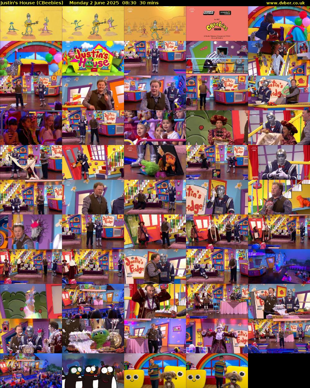 Justin's House (CBeebies) Monday 2 June 2025 08:30 - 09:00