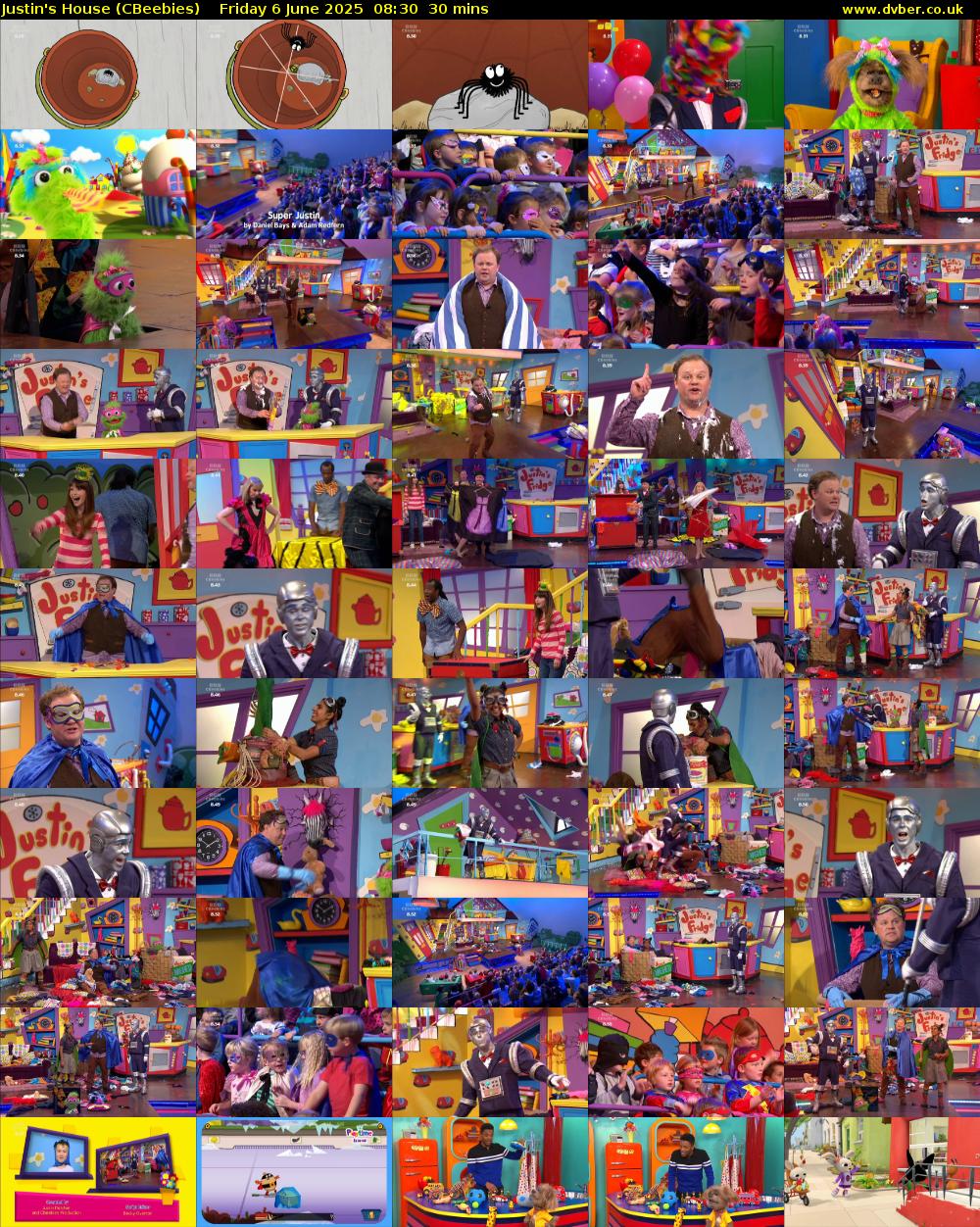 Justin's House (CBeebies) Friday 6 June 2025 08:30 - 09:00