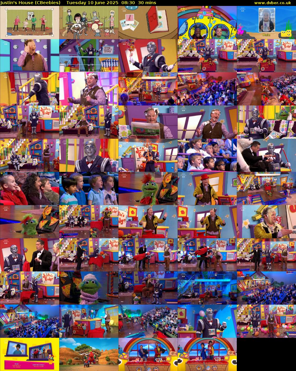 Justin's House (CBeebies) Tuesday 10 June 2025 08:30 - 09:00