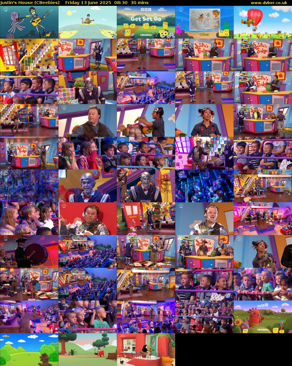 Justin's House (CBeebies) Friday 13 June 2025 08:30 - 09:00