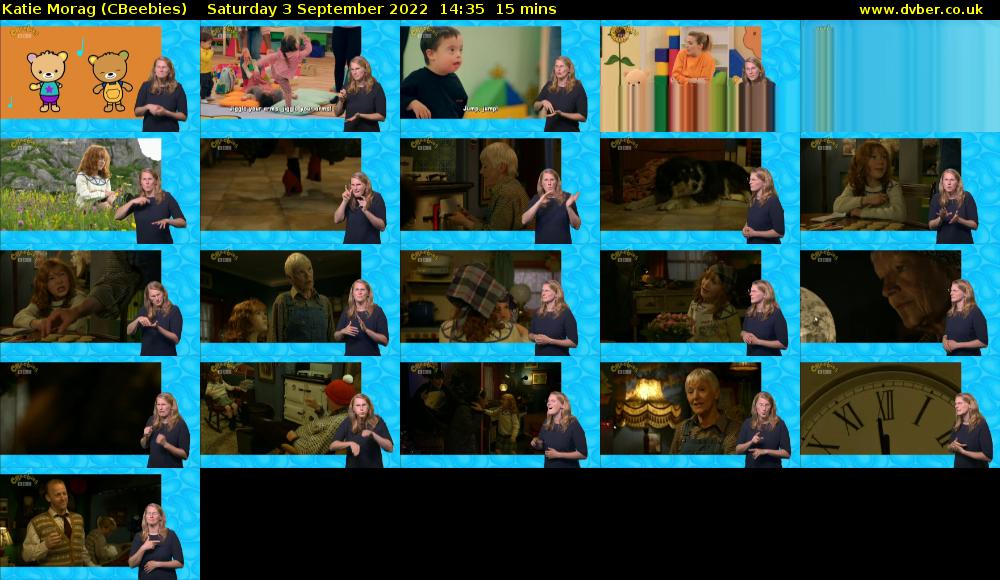 Katie Morag (CBeebies) Saturday 3 September 2022 14:35 - 14:50