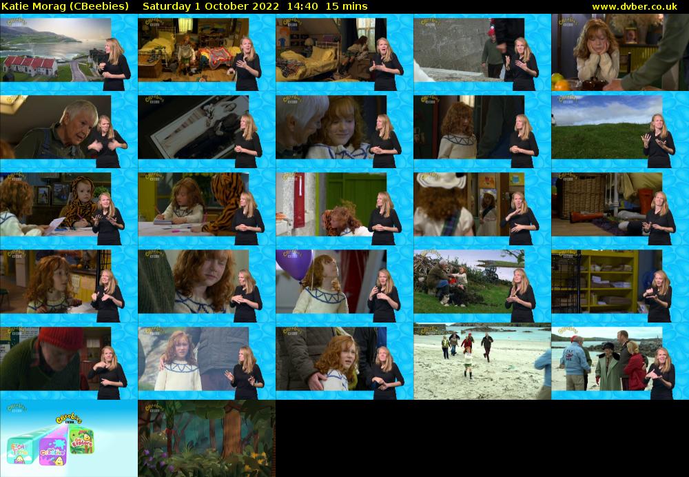 Katie Morag (CBeebies) Saturday 1 October 2022 14:40 - 14:55