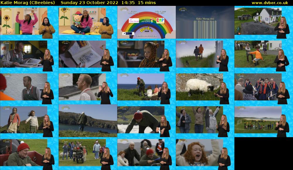 Katie Morag (CBeebies) Sunday 23 October 2022 14:35 - 14:50