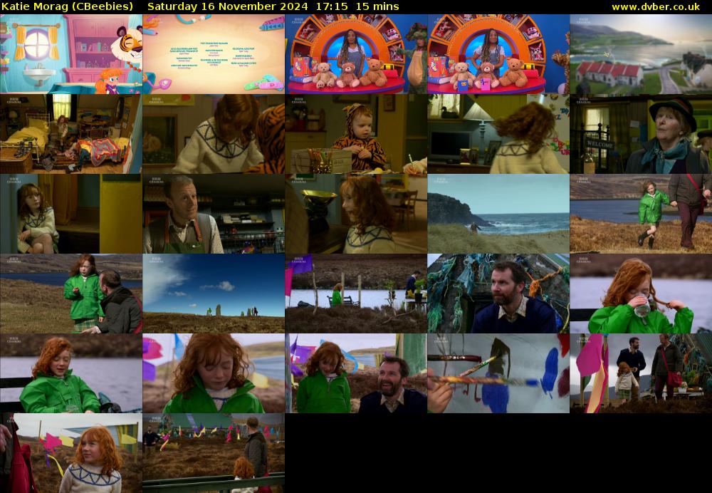 Katie Morag (CBeebies) Saturday 16 November 2024 17:15 - 17:30