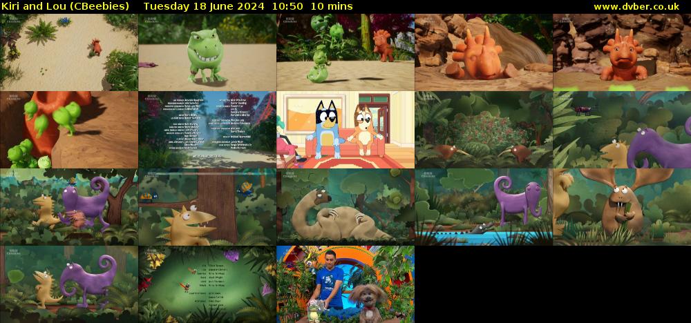 Kiri and Lou (CBeebies) Tuesday 18 June 2024 10:50 - 11:00