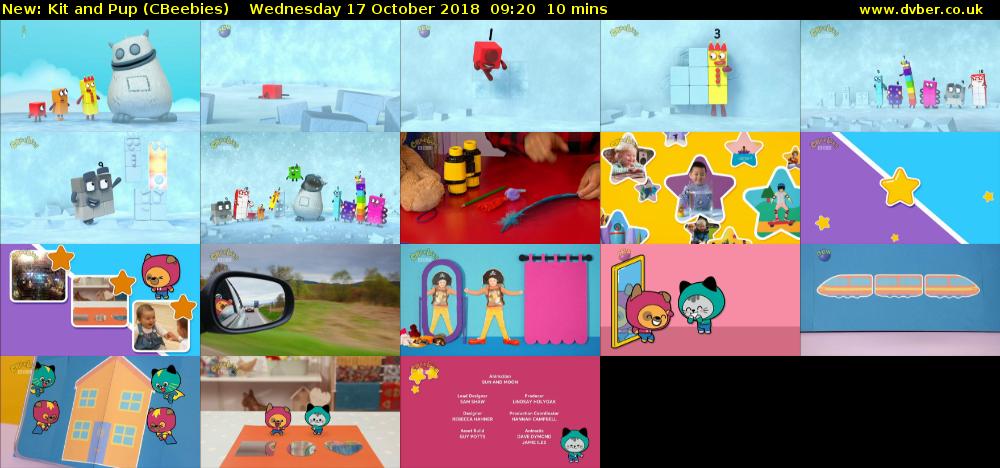 Kit and Pup (CBeebies) Wednesday 17 October 2018 09:20 - 09:30