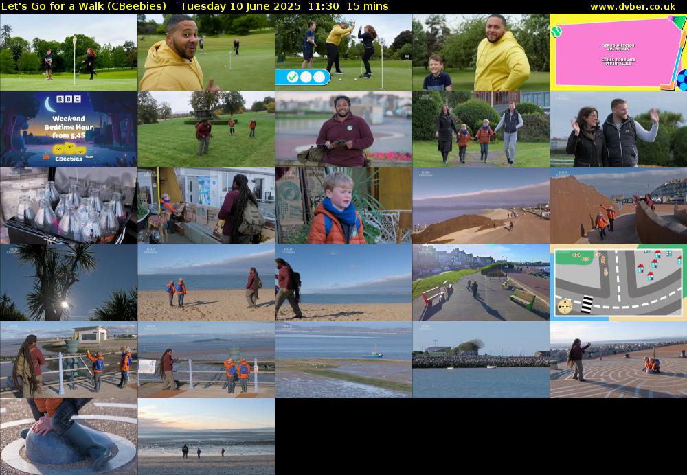 Let's Go For A Walk (CBeebies) Tuesday 10 June 2025 11:30 - 11:45