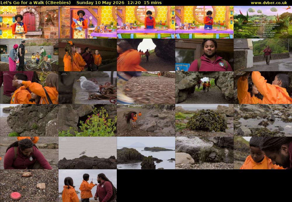 Let's Go For A Walk (CBeebies) Sunday 10 May 2026 12:20 - 12:35