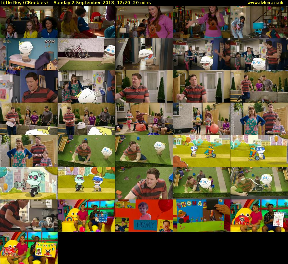 Little Roy (CBeebies) Sunday 2 September 2018 12:20 - 12:40