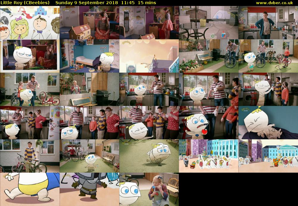 Little Roy (CBeebies) Sunday 9 September 2018 11:45 - 12:00