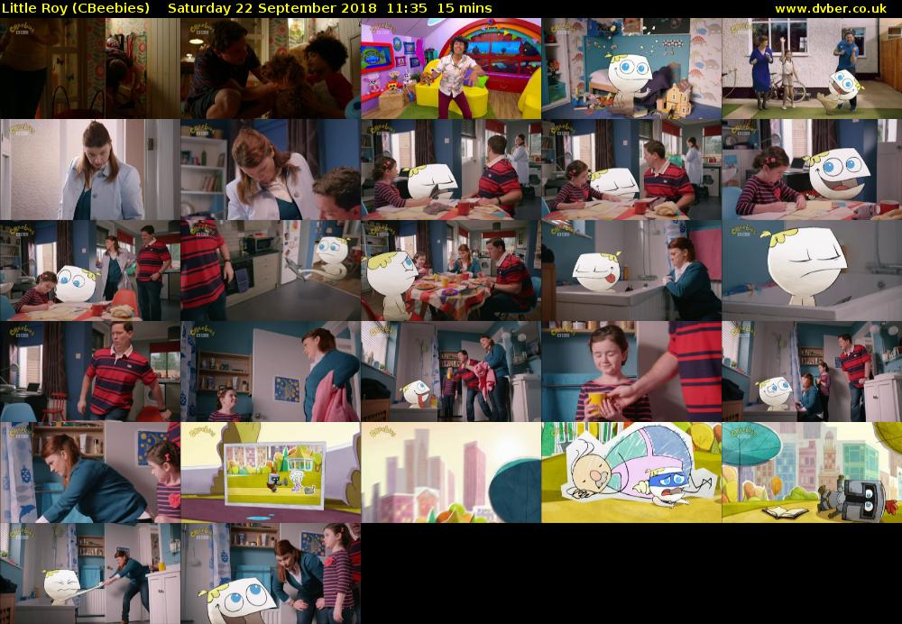 Little Roy (CBeebies) Saturday 22 September 2018 11:35 - 11:50