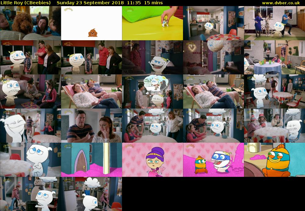Little Roy (CBeebies) Sunday 23 September 2018 11:35 - 11:50