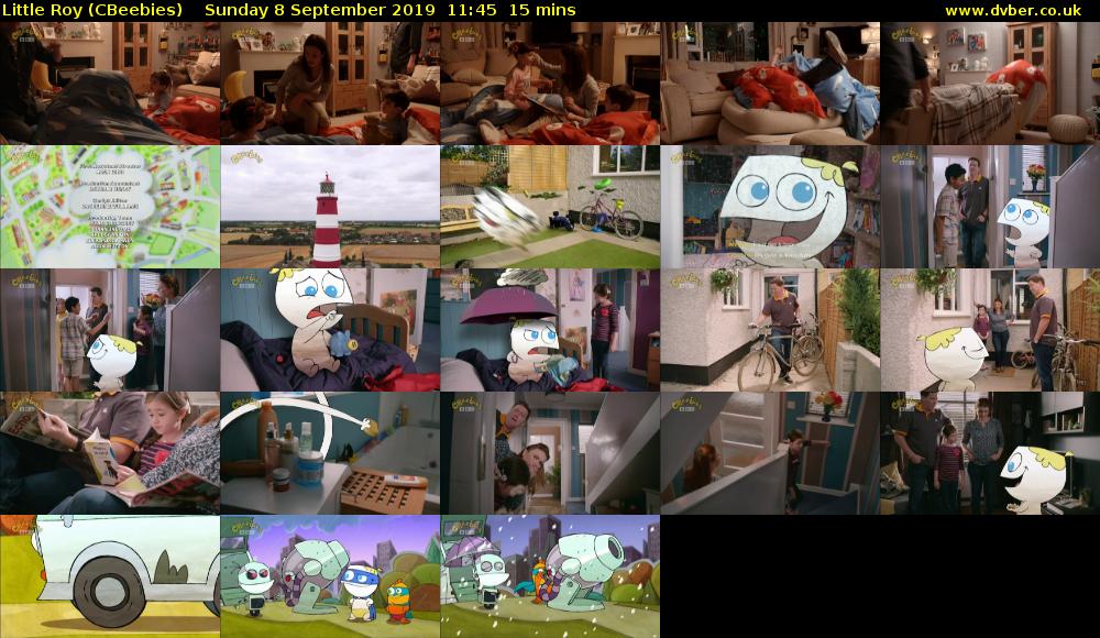 Little Roy (CBeebies) Sunday 8 September 2019 11:45 - 12:00