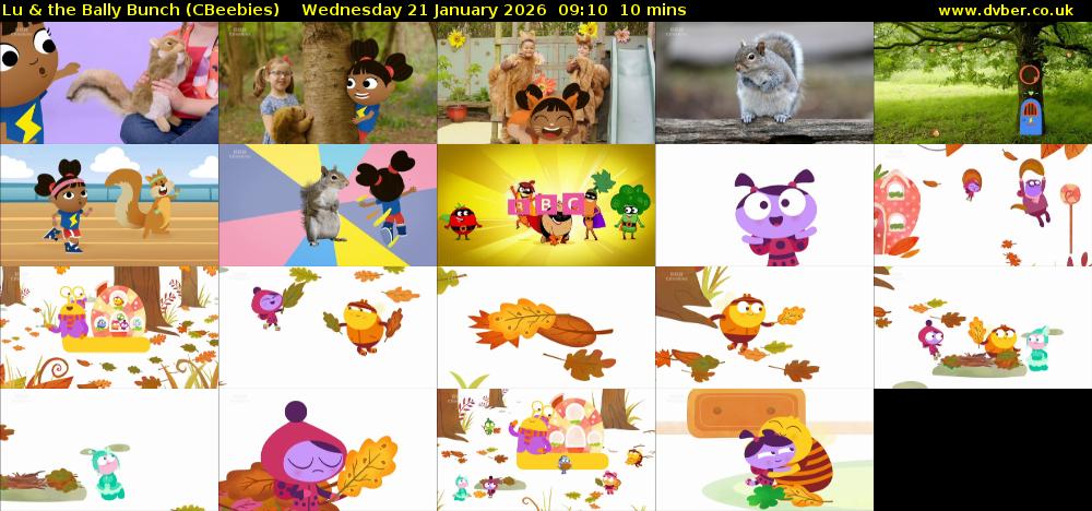 Lu & the Bally Bunch (CBeebies) Wednesday 21 January 2026 09:10 - 09:20