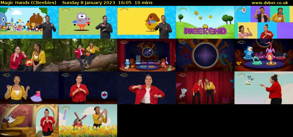 Magic Hands (CBeebies) Sunday 8 January 2023 16:05 - 16:15