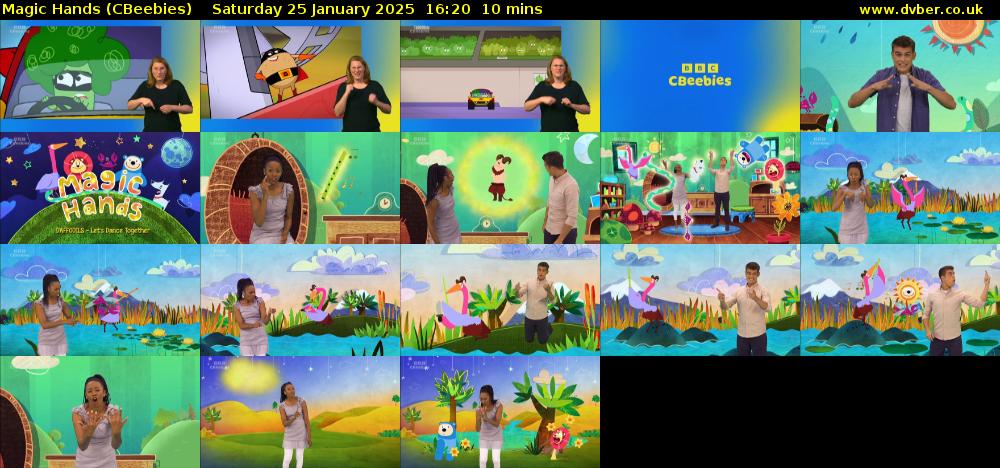 Magic Hands (CBeebies) Saturday 25 January 2025 16:20 - 16:30