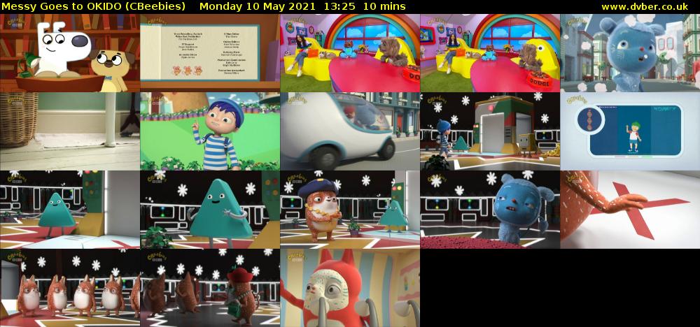 Messy Goes to OKIDO (CBeebies) Monday 10 May 2021 13:25 - 13:35