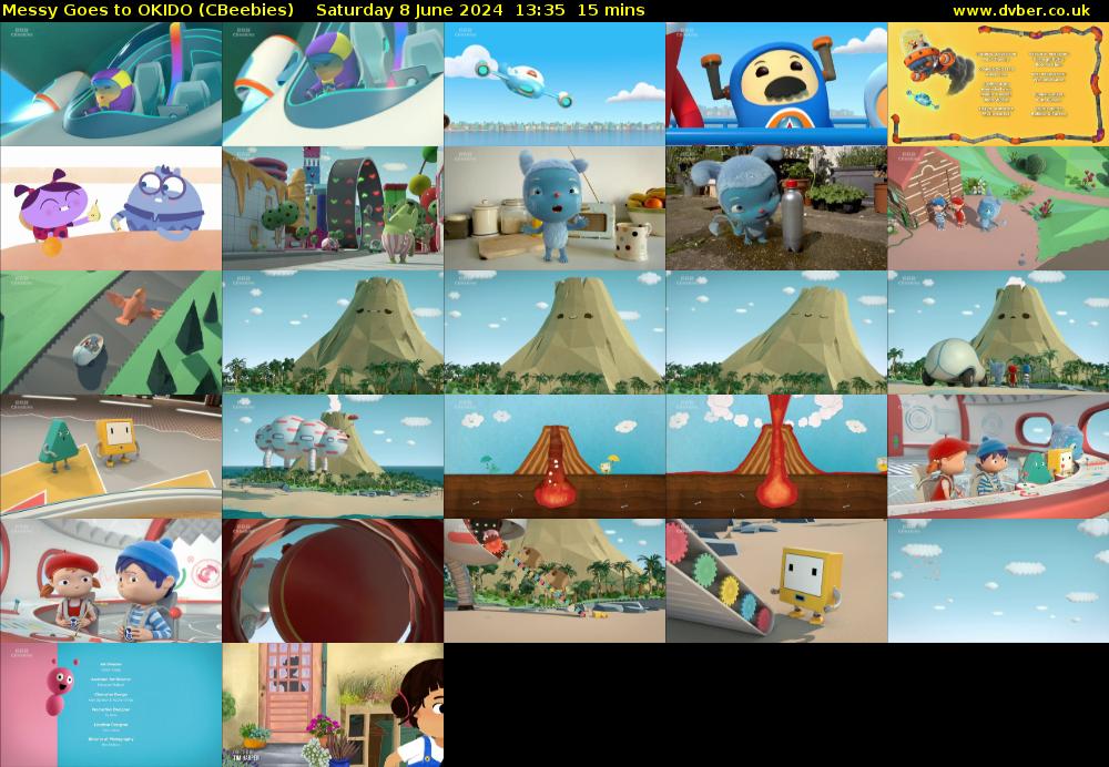 Messy Goes to OKIDO (CBeebies) Saturday 8 June 2024 13:35 - 13:50
