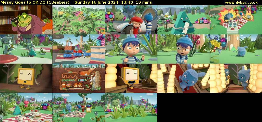 Messy Goes to OKIDO (CBeebies) Sunday 16 June 2024 13:40 - 13:50