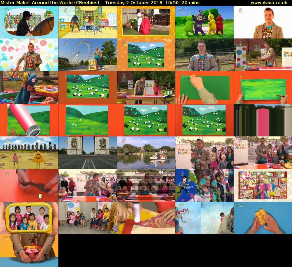 Mister Maker Around The World Cbeebies 2018 10 02 1050