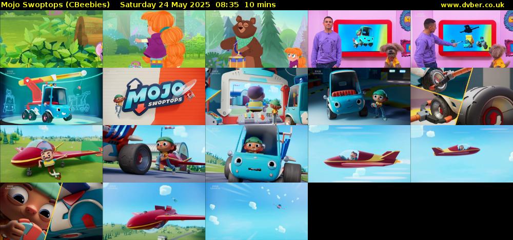 Mojo Swoptops (CBeebies) Saturday 24 May 2025 08:35 - 08:45