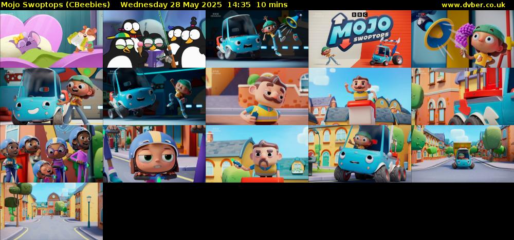 Mojo Swoptops (CBeebies) Wednesday 28 May 2025 14:35 - 14:45