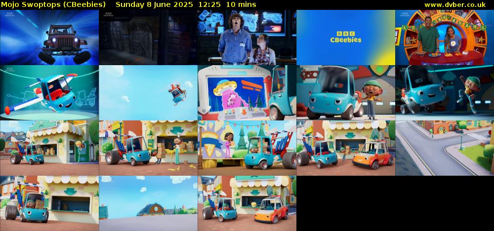 Mojo Swoptops (CBeebies) Sunday 8 June 2025 12:25 - 12:35