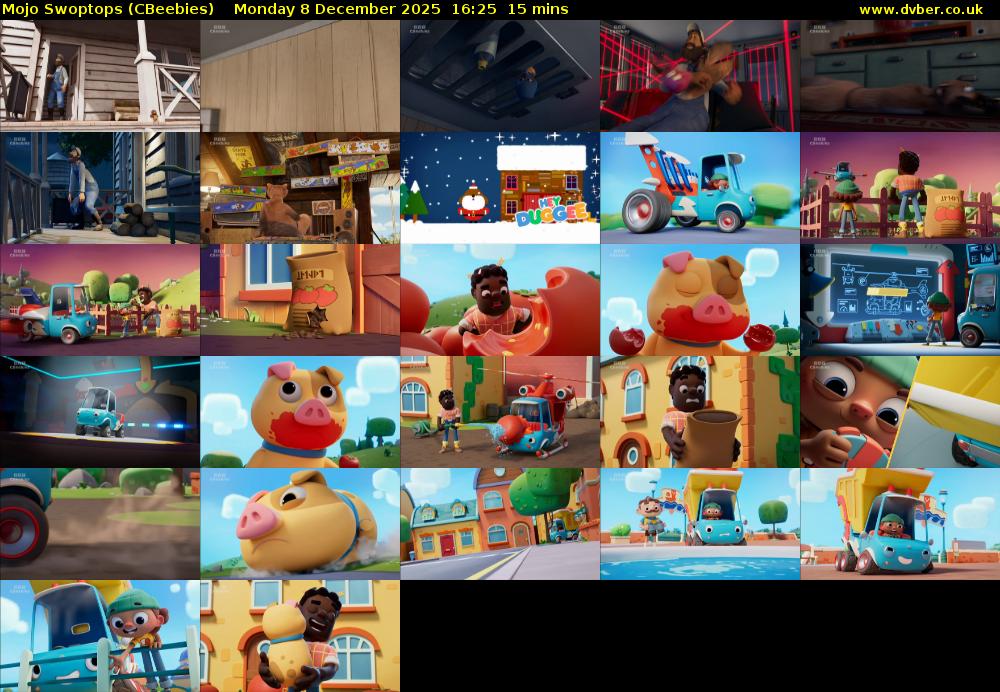 Mojo Swoptops (CBeebies) Monday 8 December 2025 16:25 - 16:40