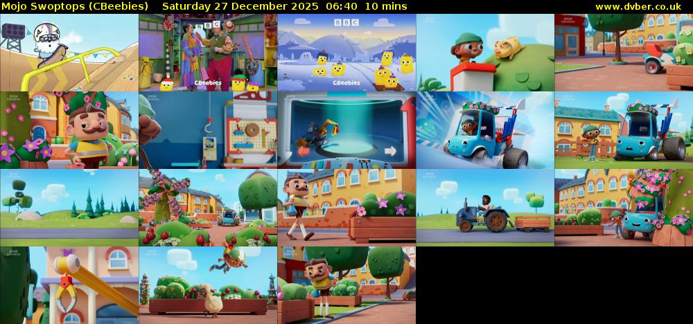 Mojo Swoptops (CBeebies) Saturday 27 December 2025 06:40 - 06:50