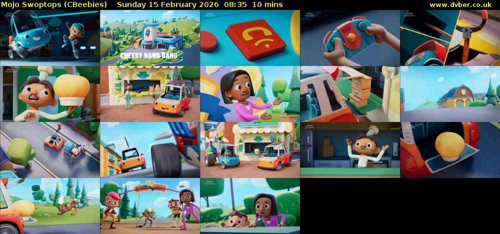 Mojo Swoptops (CBeebies) Sunday 15 February 2026 08:35 - 08:45