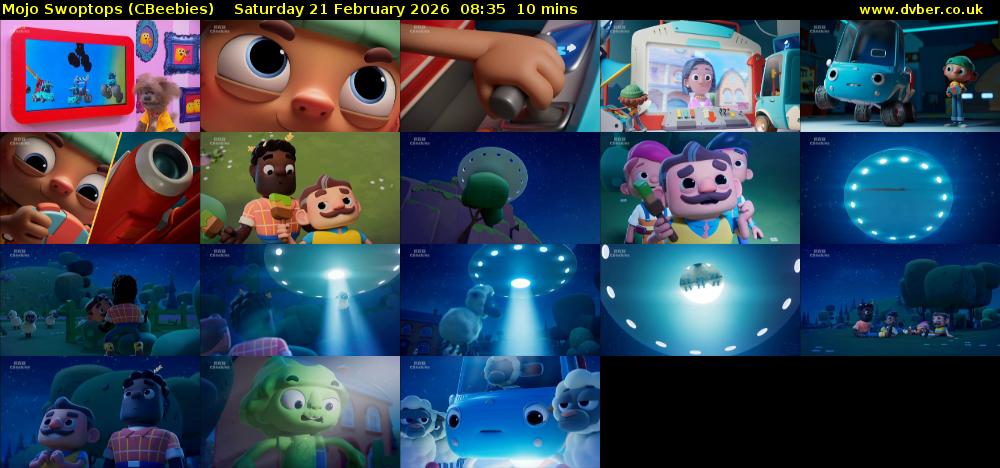 Mojo Swoptops (CBeebies) Saturday 21 February 2026 08:35 - 08:45