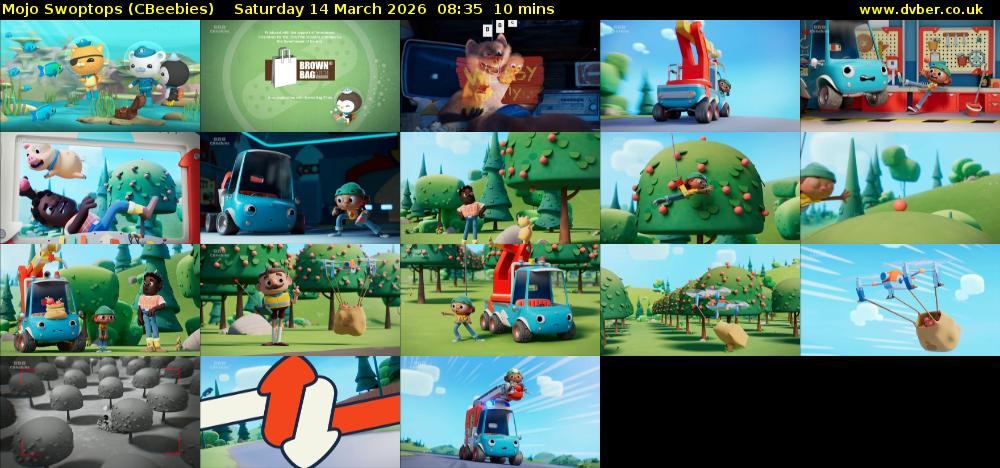 Mojo Swoptops (CBeebies) Saturday 14 March 2026 08:35 - 08:45