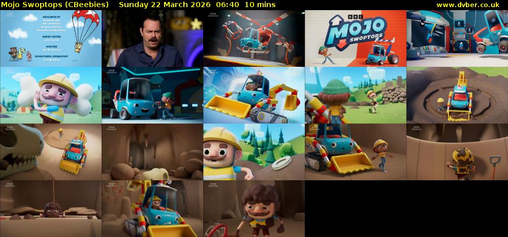 Mojo Swoptops (CBeebies) Sunday 22 March 2026 06:40 - 06:50