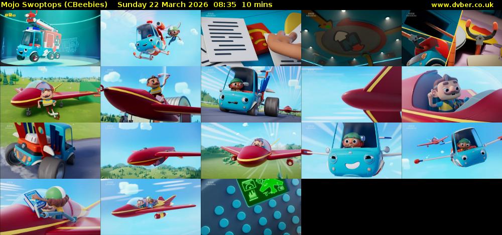 Mojo Swoptops (CBeebies) Sunday 22 March 2026 08:35 - 08:45