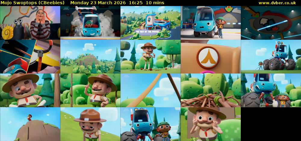 Mojo Swoptops (CBeebies) Monday 23 March 2026 16:25 - 16:35