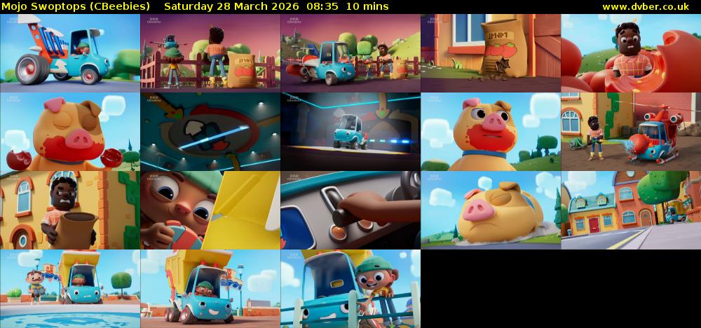 Mojo Swoptops (CBeebies) Saturday 28 March 2026 08:35 - 08:45