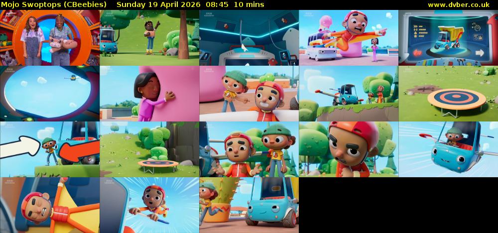 Mojo Swoptops (CBeebies) Sunday 19 April 2026 08:45 - 08:55