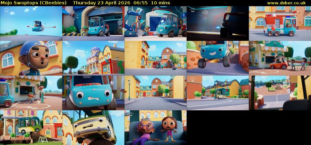 Mojo Swoptops (CBeebies) Thursday 23 April 2026 06:55 - 07:05