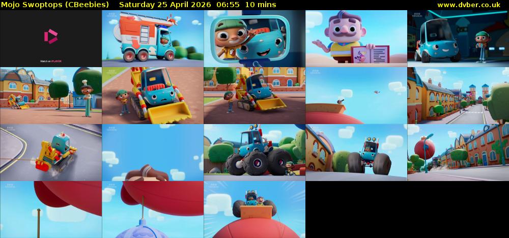 Mojo Swoptops (CBeebies) Saturday 25 April 2026 06:55 - 07:05