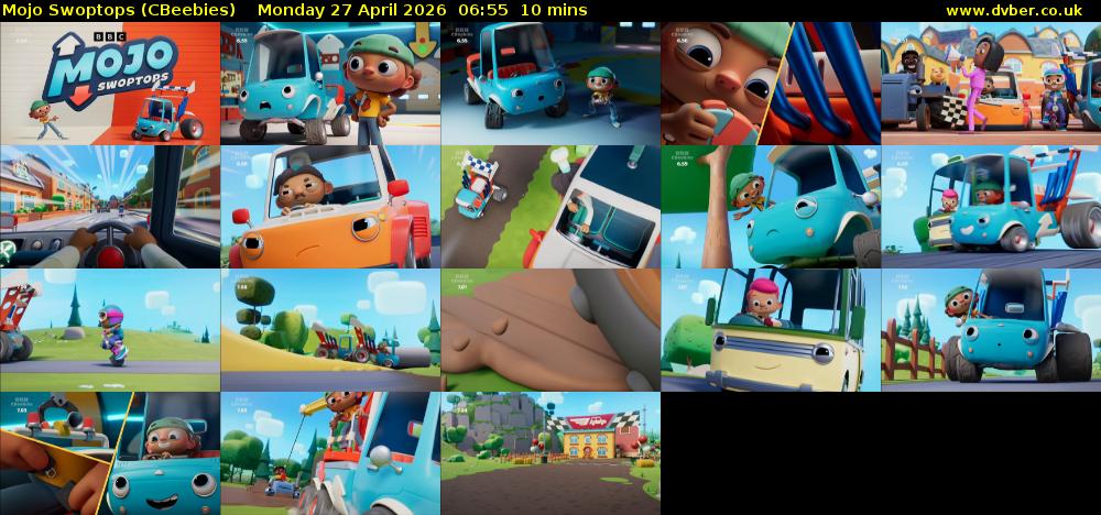 Mojo Swoptops (CBeebies) Monday 27 April 2026 06:55 - 07:05