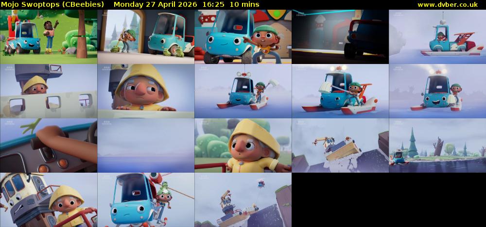 Mojo Swoptops (CBeebies) Monday 27 April 2026 16:25 - 16:35