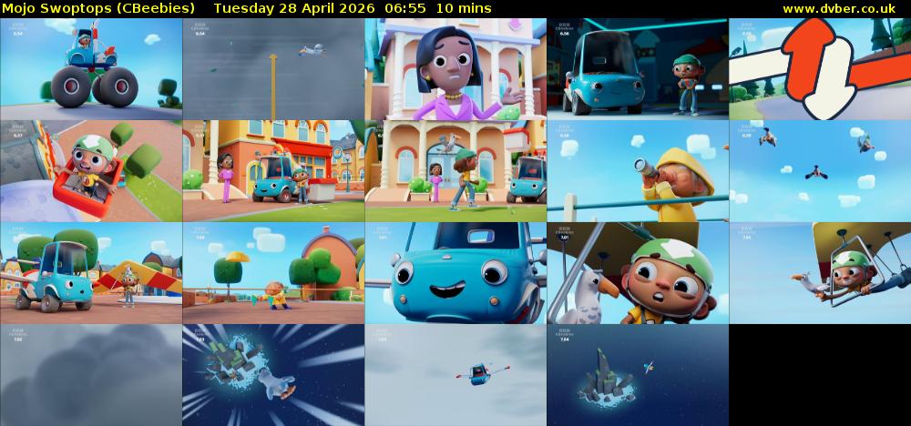 Mojo Swoptops (CBeebies) Tuesday 28 April 2026 06:55 - 07:05