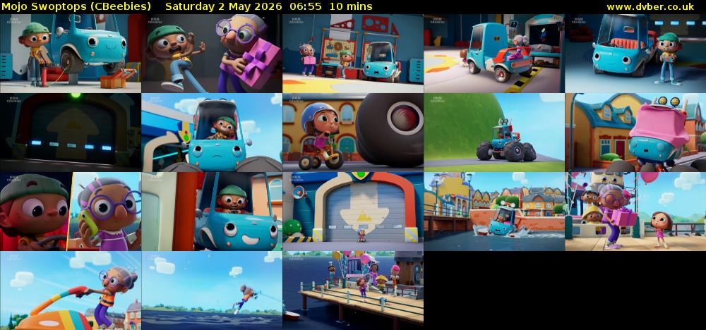Mojo Swoptops (CBeebies) Saturday 2 May 2026 06:55 - 07:05