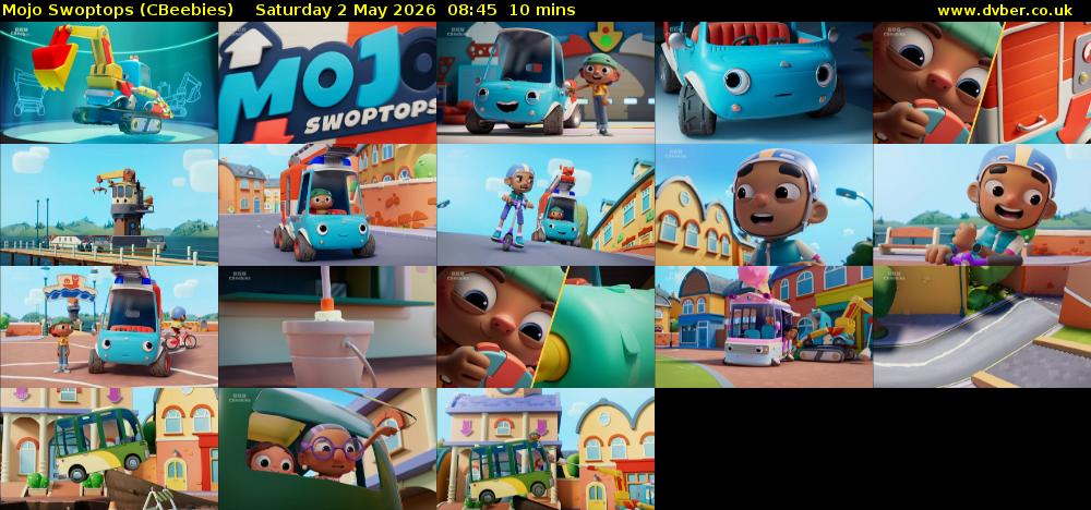 Mojo Swoptops (CBeebies) Saturday 2 May 2026 08:45 - 08:55