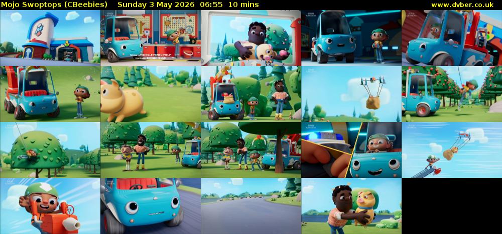 Mojo Swoptops (CBeebies) Sunday 3 May 2026 06:55 - 07:05