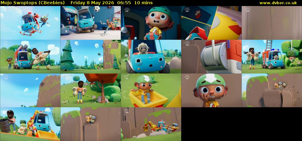 Mojo Swoptops (CBeebies) Friday 8 May 2026 06:55 - 07:05