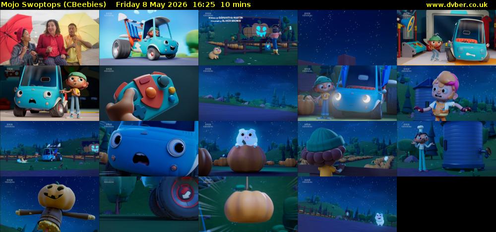 Mojo Swoptops (CBeebies) Friday 8 May 2026 16:25 - 16:35